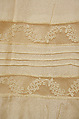 Morning dress, silk, cotton, American or European