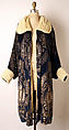 Evening coat, Gallenga (Italian, 1918–1974), silk, fur, Italian
