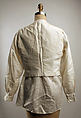 Riding ensemble, (d) Hat by James Lock & Co. Ltd (British, founded 1676), a) cottonb) silkc) Linend) silke–h) leatheri) silkj) leather, British