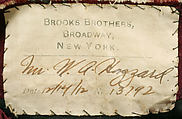 Evening suit, cotton, silk, American