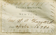Evening suit, cotton, silk, American