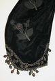 Jacket, silk, jet, American or European