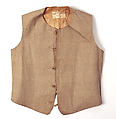Waistcoat, silk, paper, French