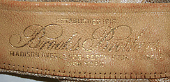 Cap, Brooks Brothers (American, founded 1818), linen, leather, American