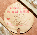 Cap, Brooks Brothers (American, founded 1818), linen, leather, American
