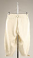 Riding breeches, linen, American