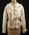 Blouse, linen, American or European