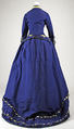 Afternoon dress, silk, French