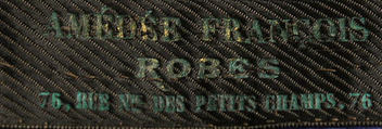 Afternoon dress, silk, French