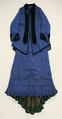 Walking ensemble, silk, French