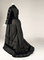 Afternoon dress, silk, probably French