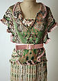 Evening ensemble, Zandra Rhodes (British, founded 1969), polyester, nylon, British