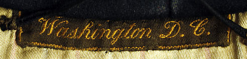 Riding habit, wool, silk, American