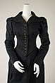Riding habit, wool, silk, American