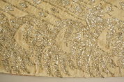 Court dress, silk, metallic thread, glass, Austrian