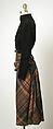 Dress, House of Balmain (French, founded 1945), a) silk, wool
b) silk, leather, French
