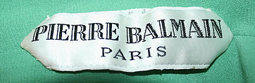 Evening ensemble, House of Balmain (French, founded 1945), silk, French
