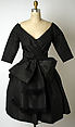 Cocktail dress, House of Dior French, silk, cotton, French