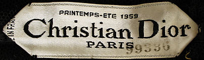 Cocktail dress, House of Dior (French, founded 1946), silk, cotton, French