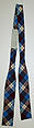 Bow tie, cotton, American