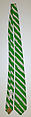 Necktie, linen, American
