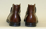 Boots, Brooks Brothers (American, founded 1818), leather, American