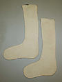 Riding stockings, cotton, American