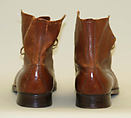 Boots, Brooks Brothers (American, founded 1818), leather, American