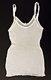 Undershirt, B. Altman & Co. American, synthetic fiber, American