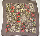 Scarf, Henry Moore (20th century), silk, British