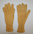 Riding gloves, cotton, American