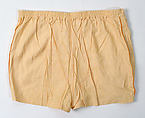 Bathing trunks, cotton, nylon, rubber, American