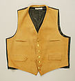 Vest, Brooks Brothers (American, founded 1818), leather, nylon, brass, American