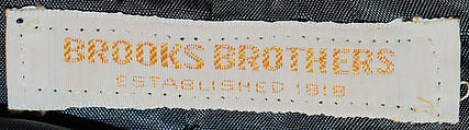 Vest, Brooks Brothers (American, founded 1818), leather, nylon, brass, American