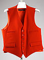 Vest, Brooks Brothers (American, founded 1818), wool, rayon, American