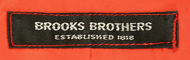 Vest, Brooks Brothers (American, founded 1818), wool, rayon, American