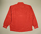 Shirt, silk, American