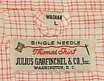 Shirt, silk, nylon, American