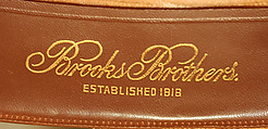 Hat, Brooks Brothers (American, founded 1818), straw, silk, American