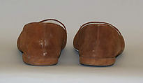 Slippers, Brooks Brothers (American, founded 1818), leather, wool, American
