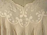 Nightgown, silk, American or European