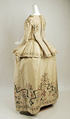 Caraco, silk, metallic thread, French