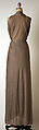 Evening dress, Alix (French, 1934–1942), silk, French