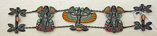 Ornament, copper, glass, American or European