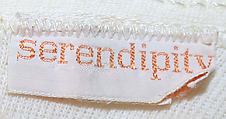 Wedding ensemble, Serendipity 3 (American, opened 1954), cotton, metallic thread, silk, plastic, American