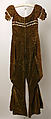Evening jumpsuit, Serendipity 3 (American, opened 1954), nylon, silk, American