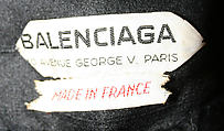 Evening ensemble, House of Balenciaga (French, founded 1937), silk, French