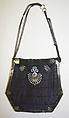 Purse, steel, silk, French