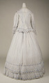 Morning dress, cotton, American