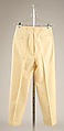 Trousers, wool, probably American